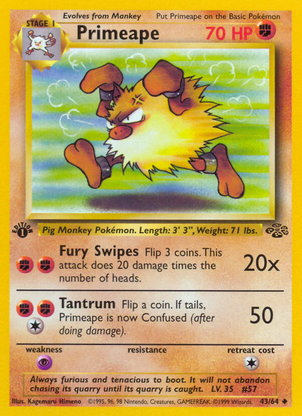 Primeape - Pokémon TCG Card