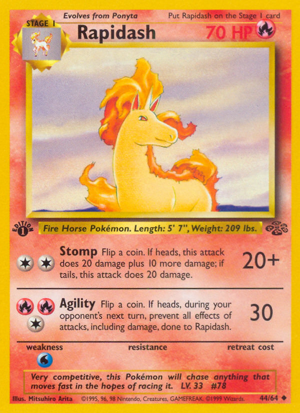 Rapidash - Pokémon TCG Card