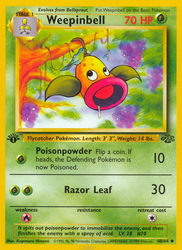 Weepinbell - Pokémon TCG Card