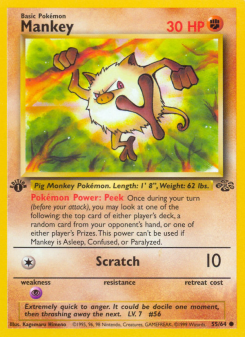 Mankey - pokemon TCG Card