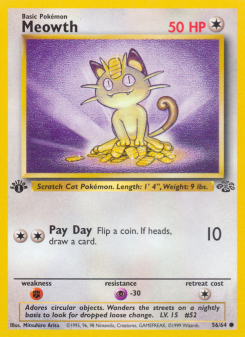 Meowth - pokemon TCG Card