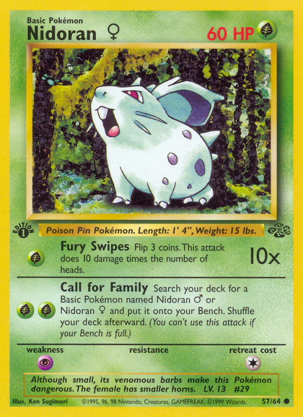 Nidoran♀ - Pokémon TCG Card