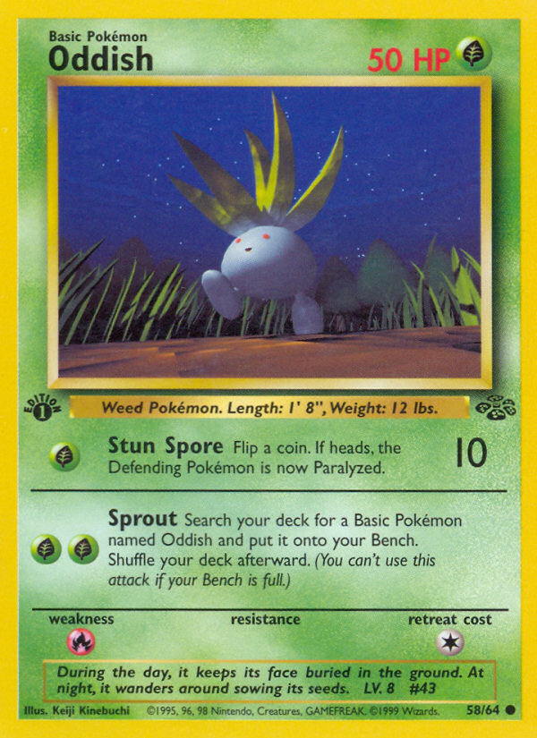 Oddish - Pokémon TCG Card