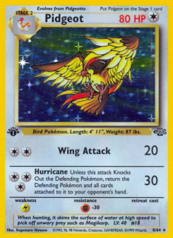 Pidgeot - pokemon TCG Card