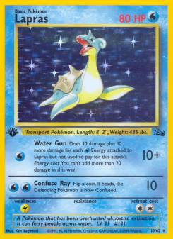 Lapras - pokemon TCG Card