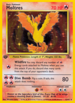 Moltres - pokemon TCG Card