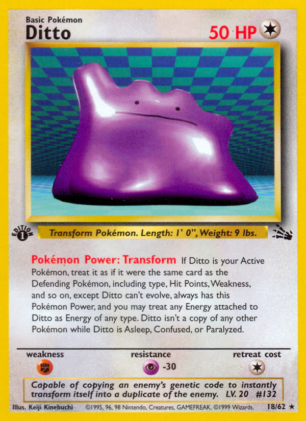 Ditto - Pokémon TCG Card