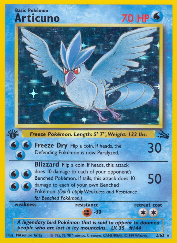 Articuno - Pokémon TCG Card