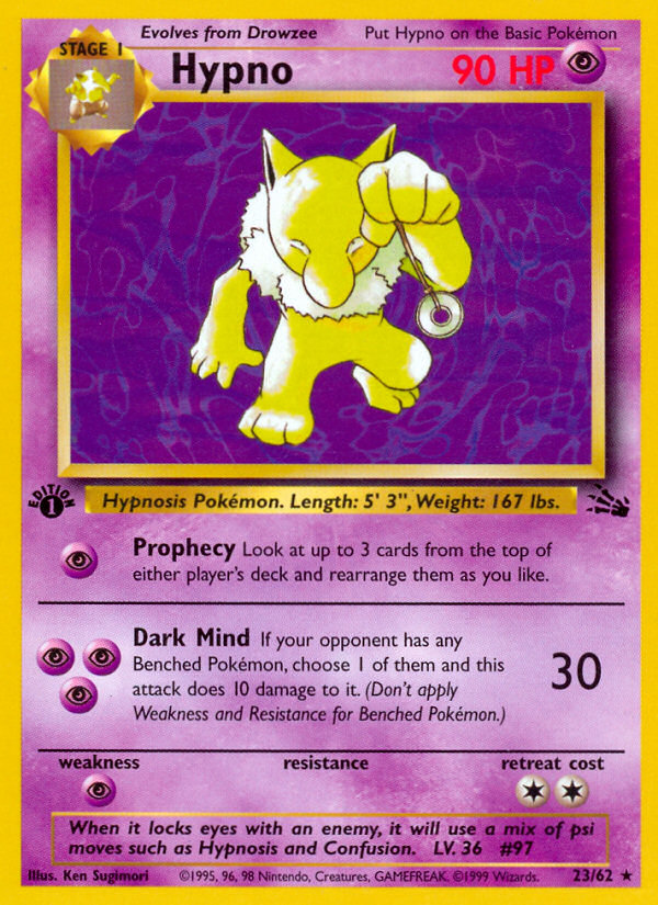 Hypno - Pokémon TCG Card