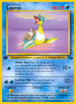 Lapras - pokemon TCG Card