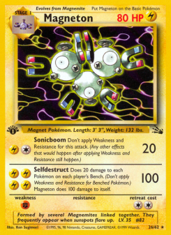 Magneton - pokemon TCG Card