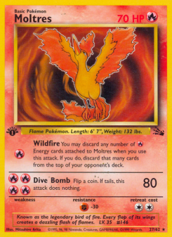 Moltres - pokemon TCG Card