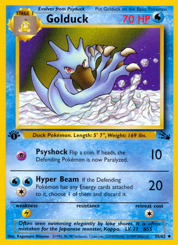 Golduck - Pokémon TCG Card