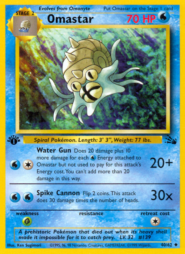 Omastar - Pokémon TCG Card