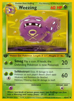 Weezing - pokemon TCG Card