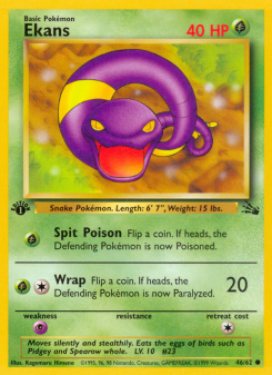 Ekans - pokemon TCG Card