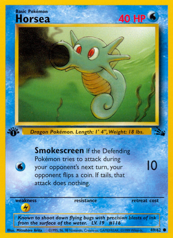 Horsea - Pokémon TCG Card