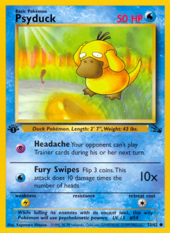 Psyduck - pokemon TCG Card