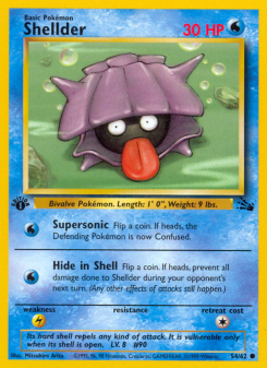 Shellder - pokemon TCG Card
