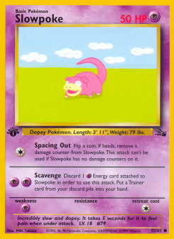 Slowpoke - pokemon TCG Card