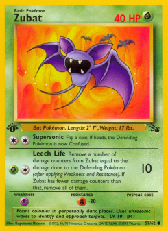 Zubat - pokemon TCG Card