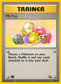 Mr. Fuji - pokemon TCG Card