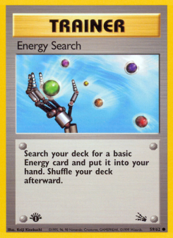 Energy Search - pokemon TCG Card