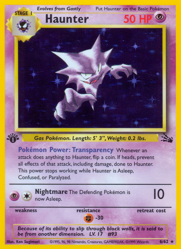 Haunter - Pokémon TCG Card