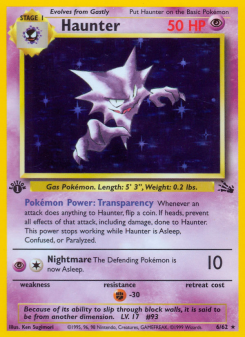 Haunter - pokemon TCG Card