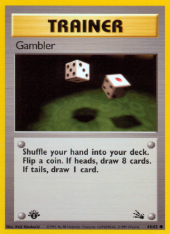 Gambler - pokemon TCG Card