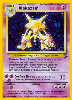 Alakazam - pokemon TCG Card
