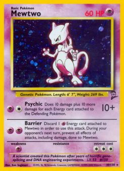 Mewtwo - pokemon TCG Card