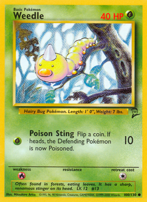 Weedle - Pokémon TCG Card