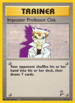 Impostor Professor Oak - pokemon TCG Card
