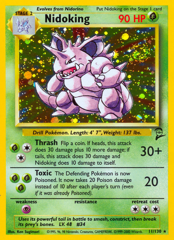 Nidoking - Pokémon TCG Card