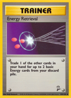 Energy Retrieval - pokemon TCG Card