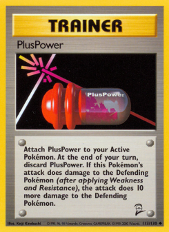 PlusPower - pokemon TCG Card