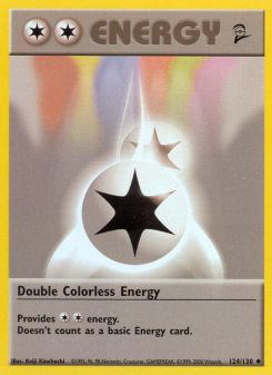 Double Colorless Energy - pokemon TCG Card