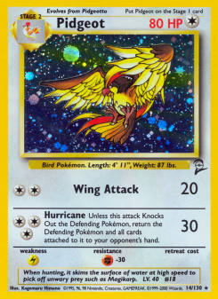 Pidgeot - pokemon TCG Card