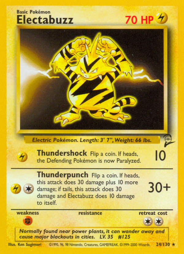 Electabuzz - Pokémon TCG Card