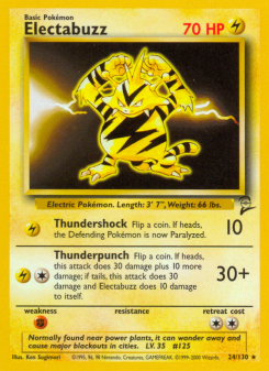Electabuzz - pokemon TCG Card