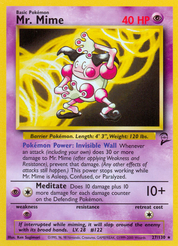 Mr. Mime - Pokémon TCG Card