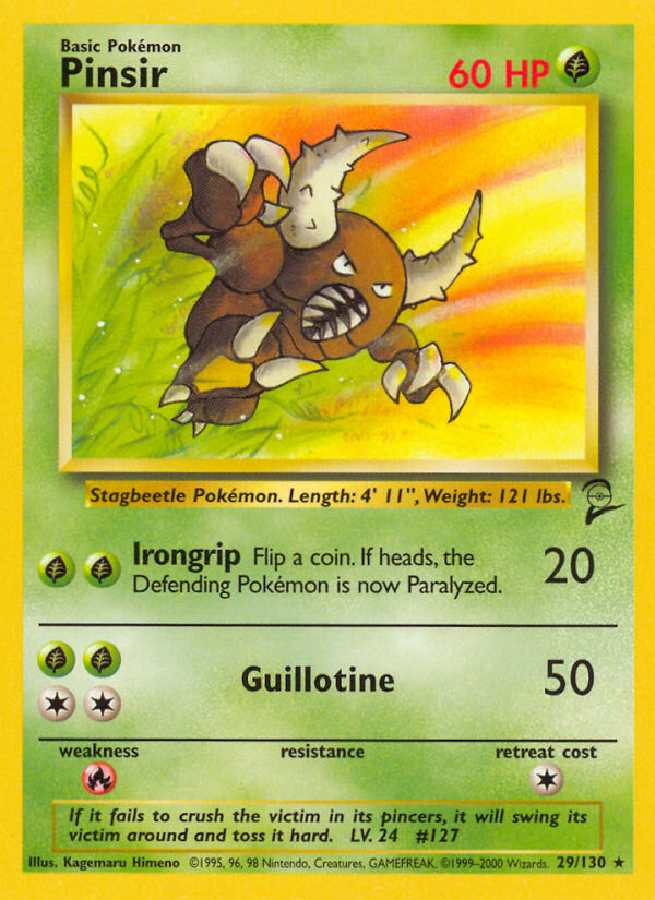 Pinsir - Pokémon TCG Card