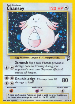 Chansey - pokemon TCG Card