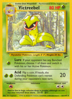 Victreebel - pokemon TCG Card