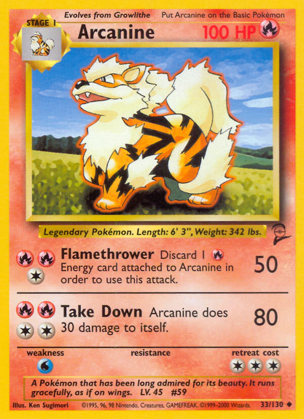 Arcanine - Pokémon TCG Card