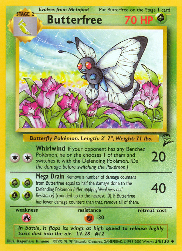Butterfree - Pokémon TCG Card