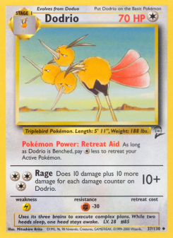 Dodrio - pokemon TCG Card