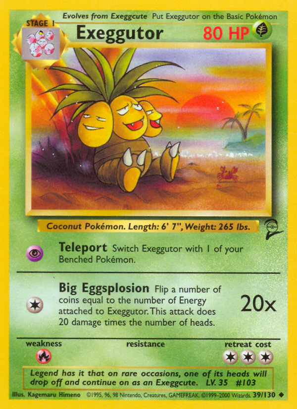Exeggutor - Pokémon TCG Card