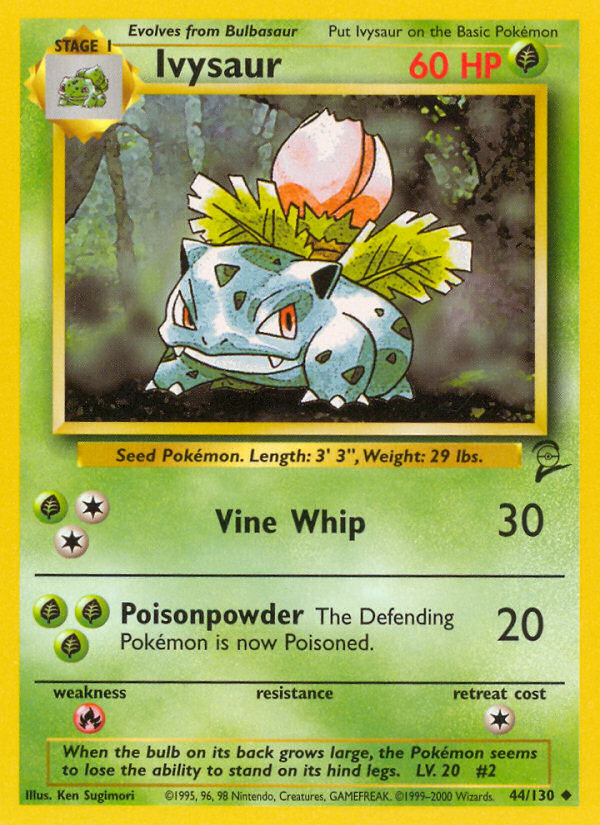Ivysaur - Pokémon TCG Card